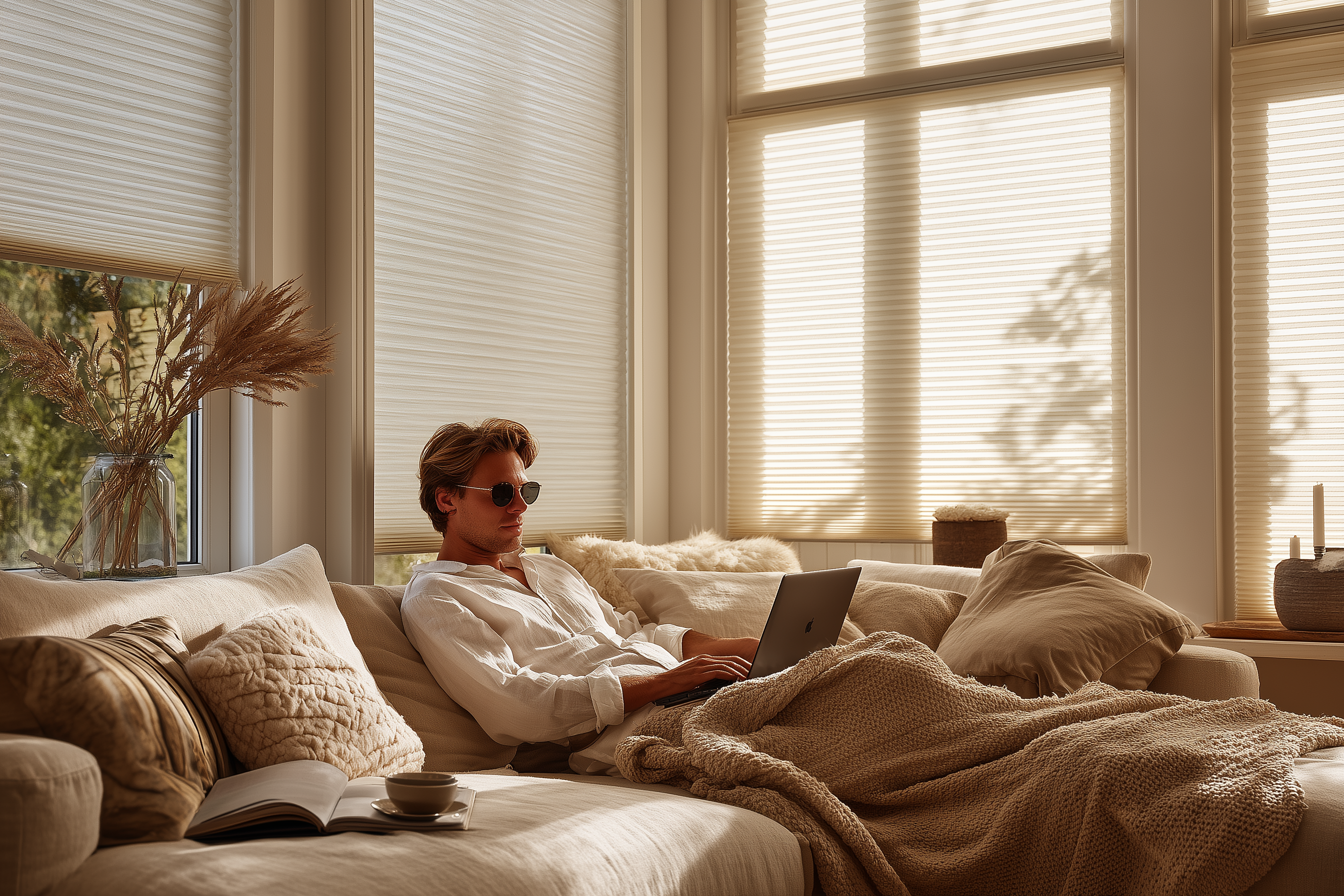 Domowe biuro i komfort pracy przy naturalnym świetle