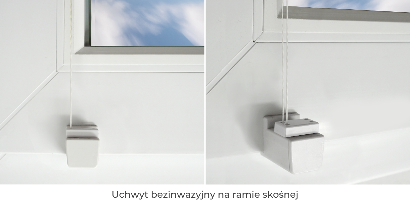 Uchwyt bezinwazyjny na ramie skośnej