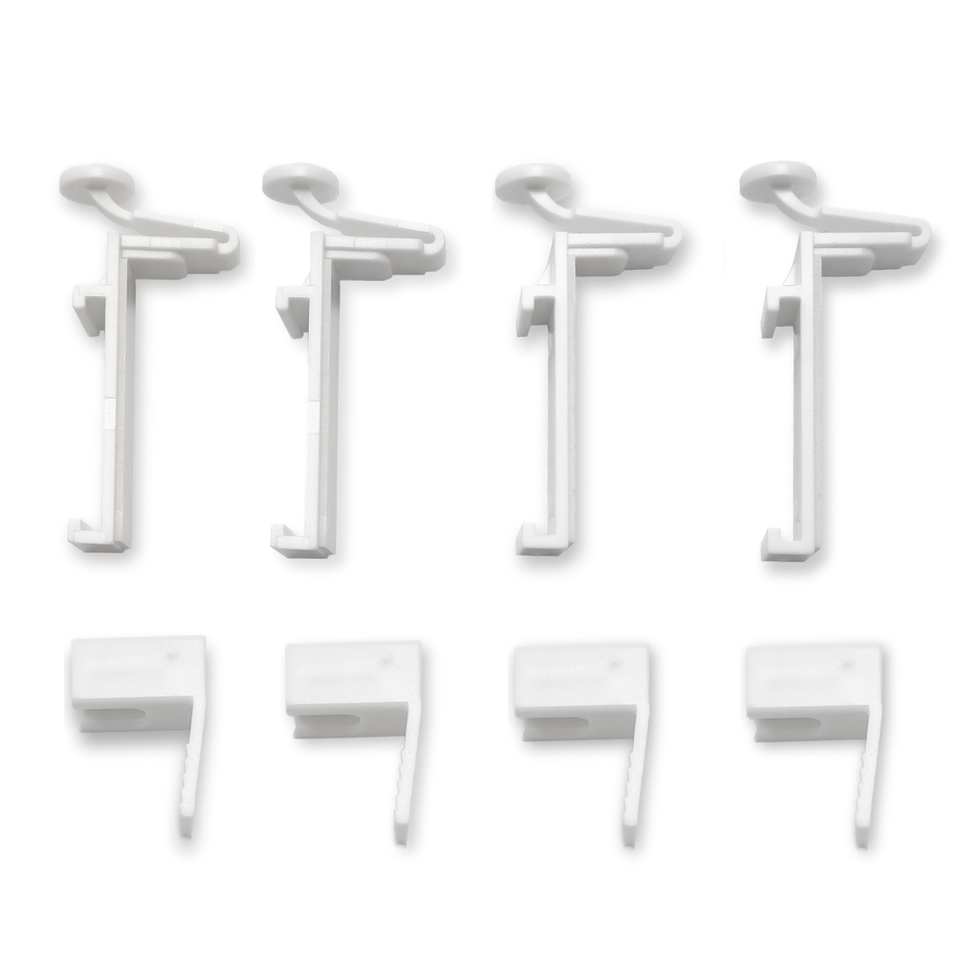 Uchwyty bezinwazyjne do rolety